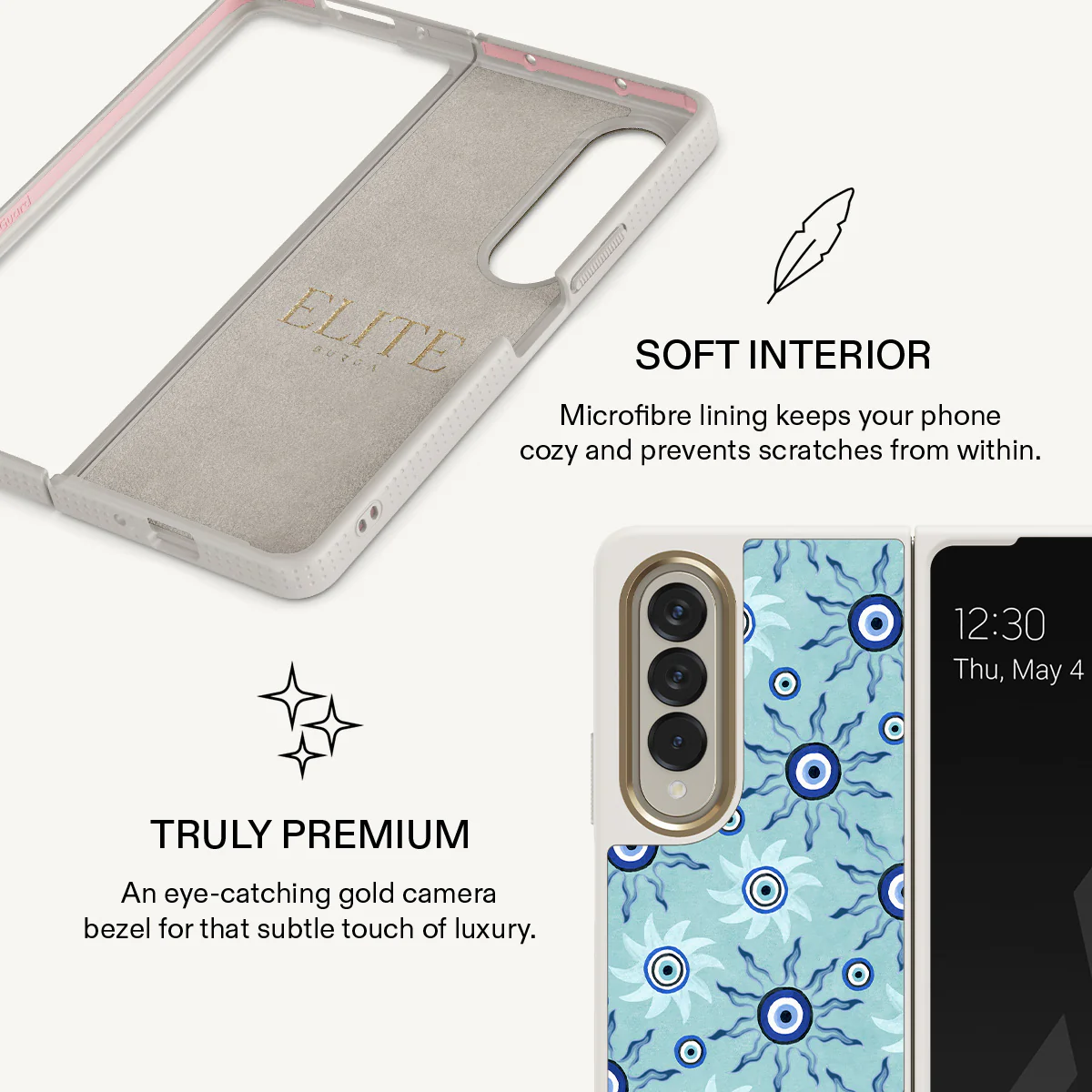 Blue Gaze - Samsung Galaxy Z Fold 4 Case - Image 25