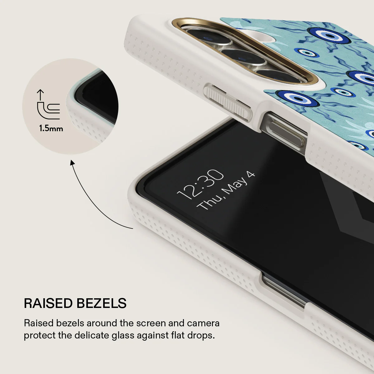 Blue Gaze - Samsung Galaxy Z Fold 5 Case - Image 18