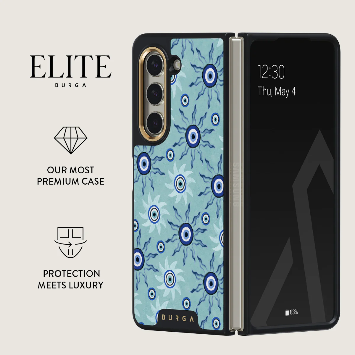 Blue Gaze - Samsung Galaxy Z Fold 5 Case - Image 2