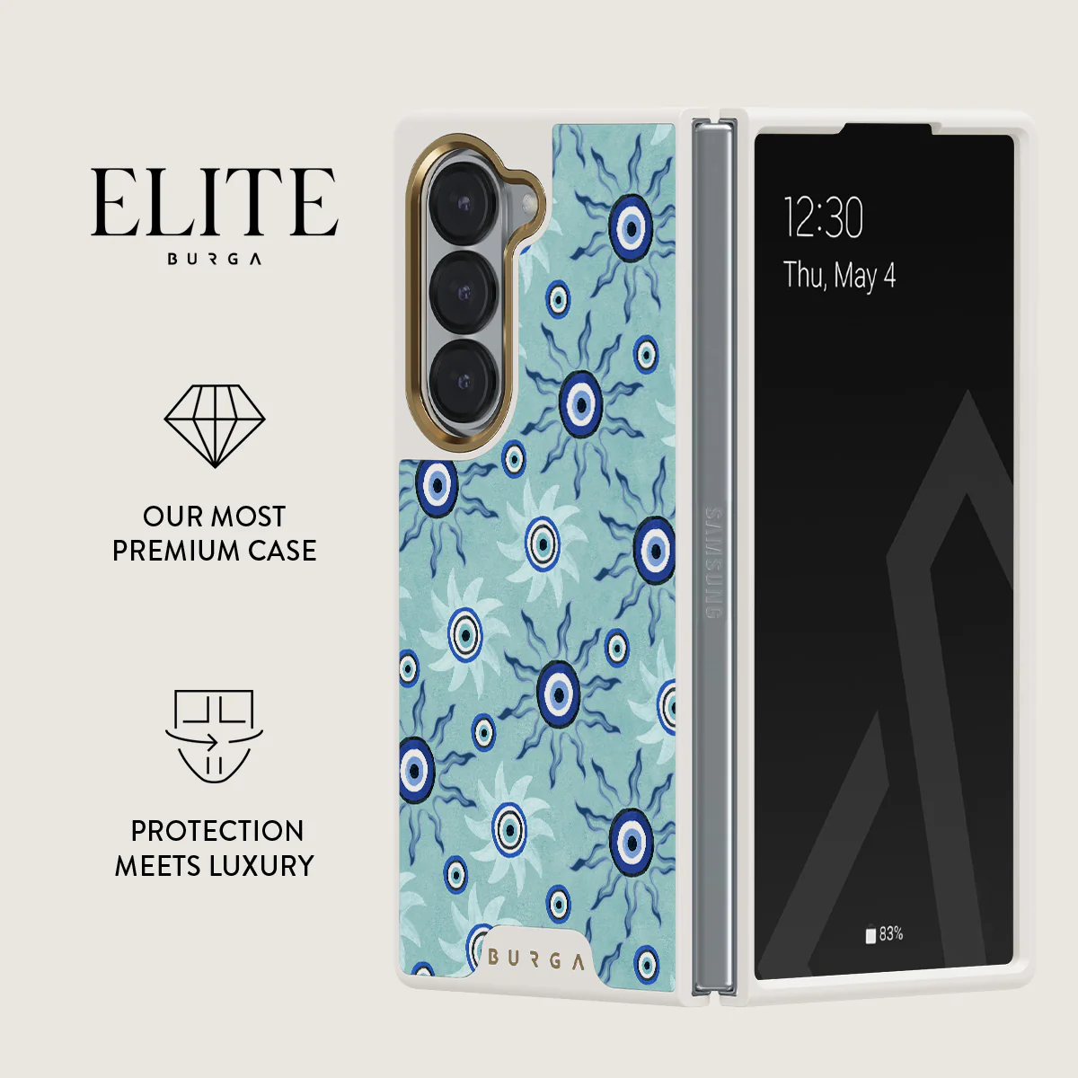 Blue Gaze - Samsung Galaxy Z Fold 6 Case - Image 16