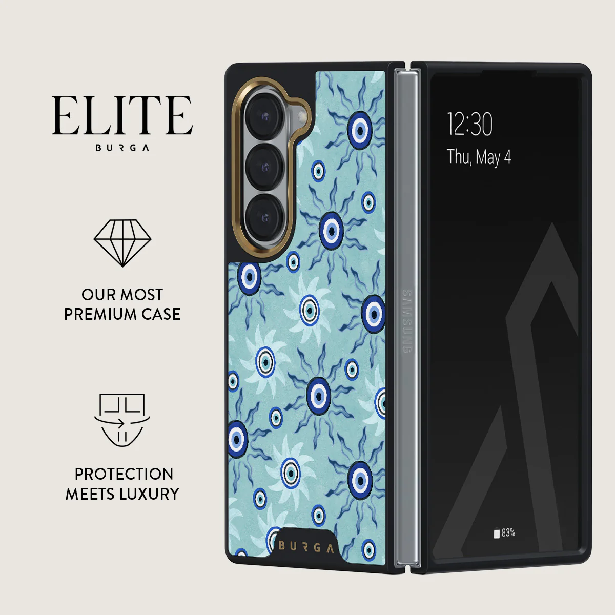 Blue Gaze - Samsung Galaxy Z Fold 6 Case - Image 2