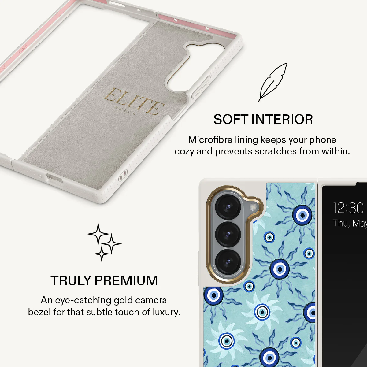 Blue Gaze - Samsung Galaxy Z Fold 6 Case - Image 20