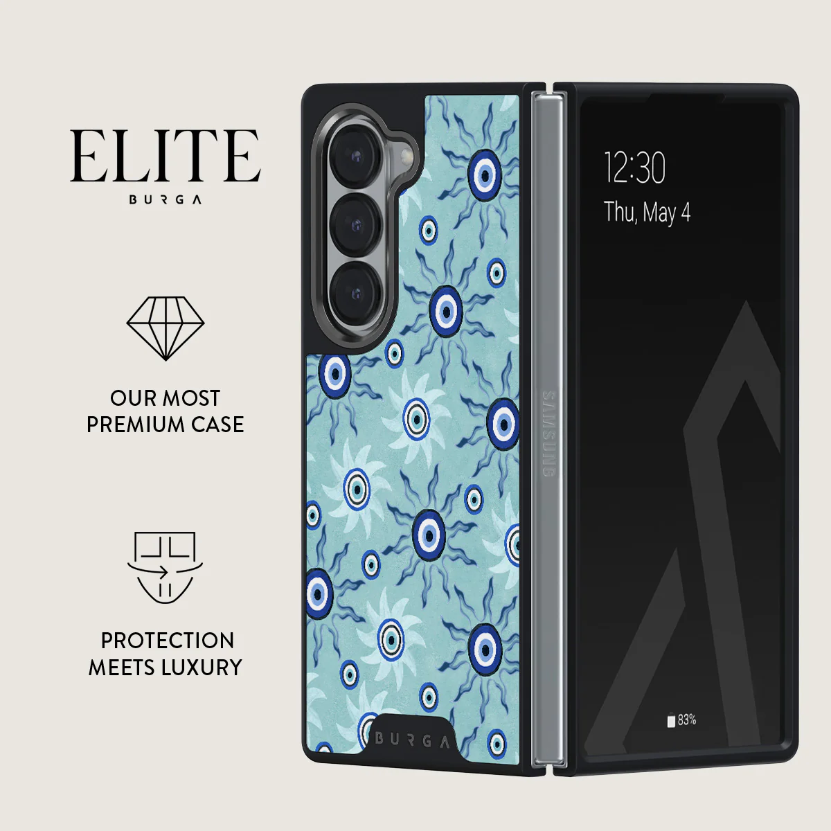 Blue Gaze - Samsung Galaxy Z Fold 6 Case - Image 9