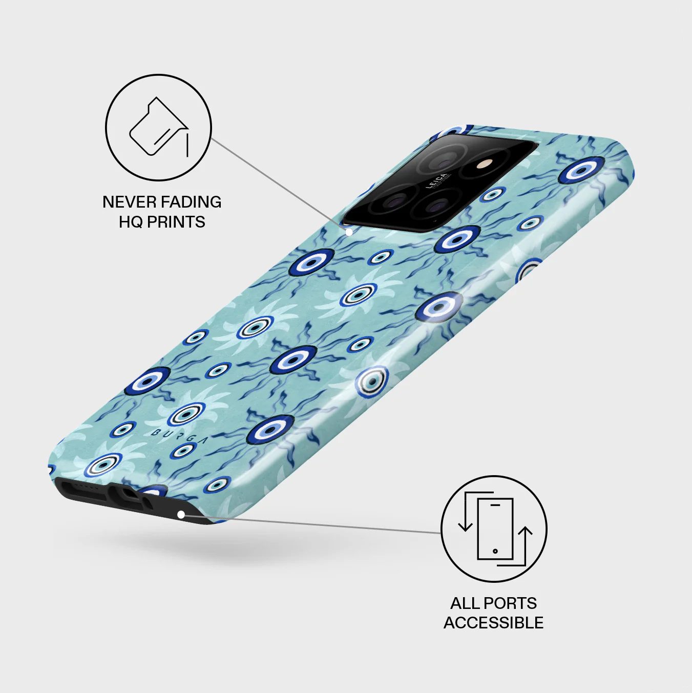 Blue Gaze - Xiaomi 14 Case - Image 3