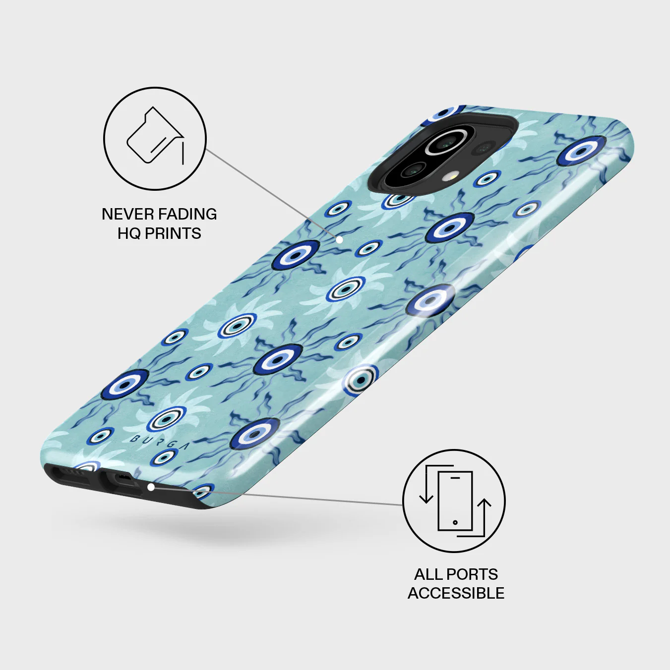 Blue Gaze - Xiaomi Mi 11 Lite 4G / 5G Case - Image 3