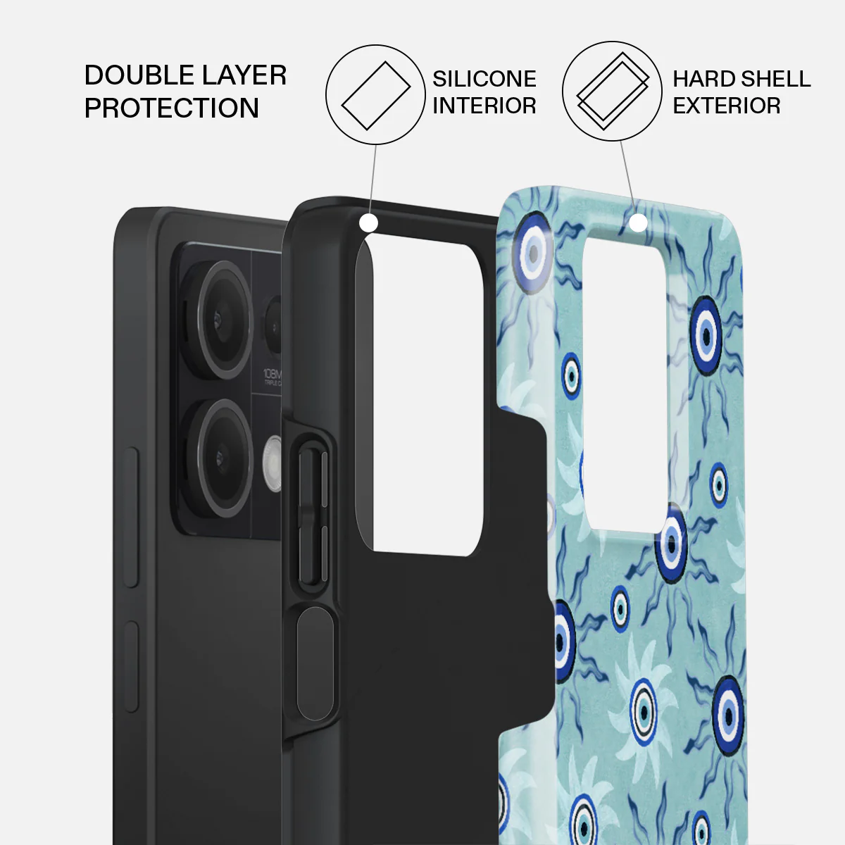 Blue Gaze - Xiaomi Redmi Note 13 5G Case - Image 2