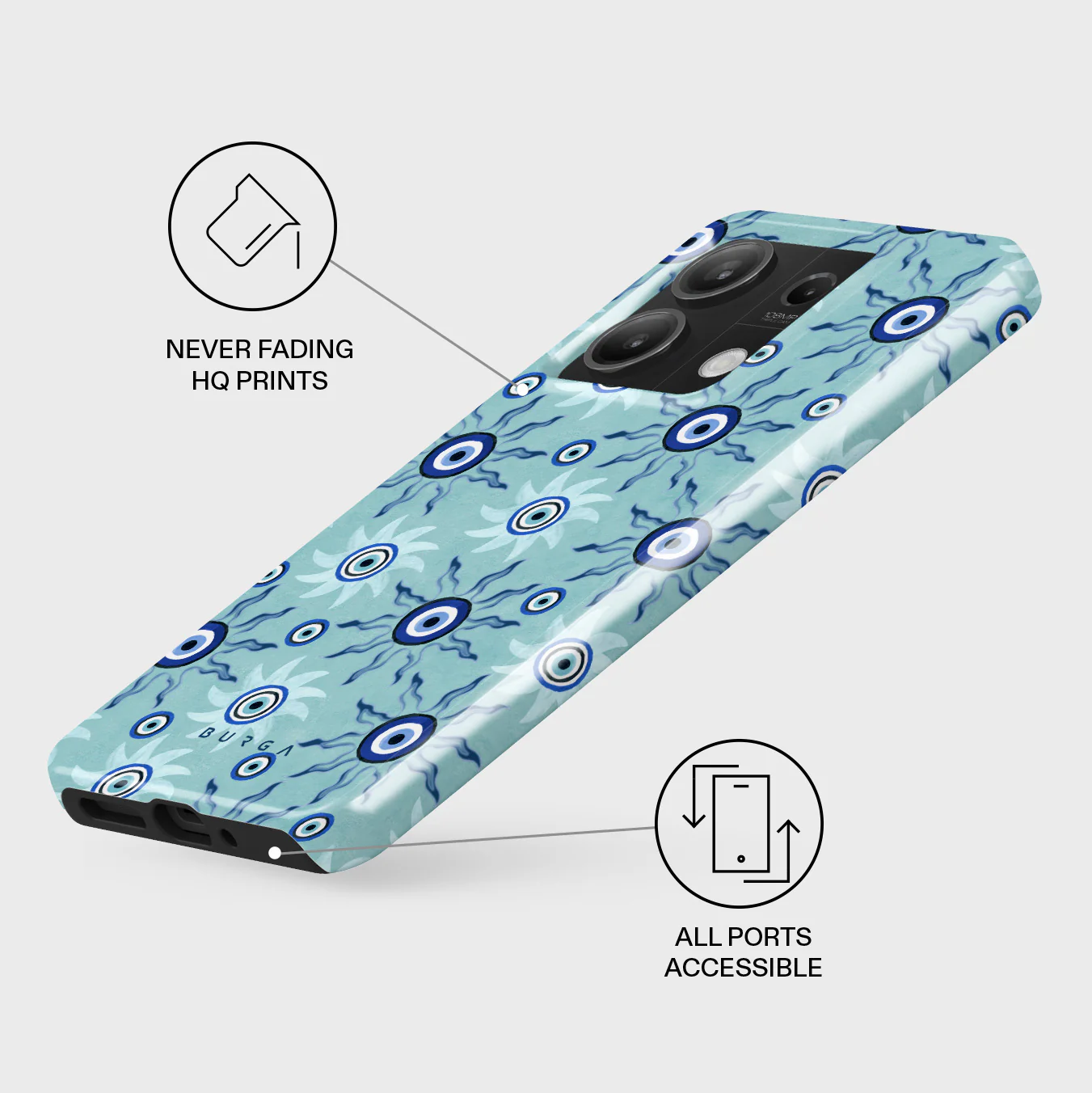 Blue Gaze - Xiaomi Redmi Note 13 5G Case - Image 3