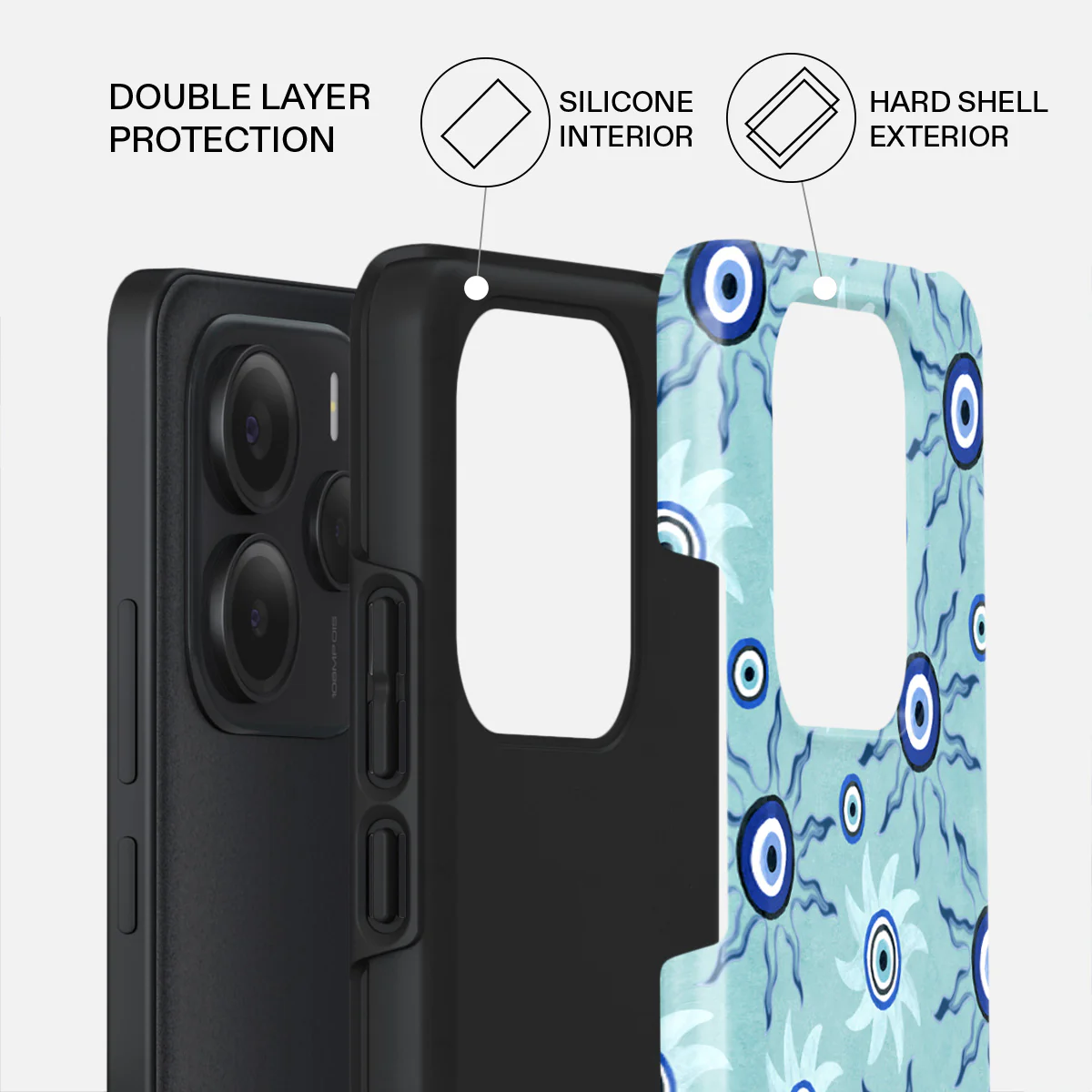 Blue Gaze - Xiaomi Redmi Note 14 5G Case - Image 2