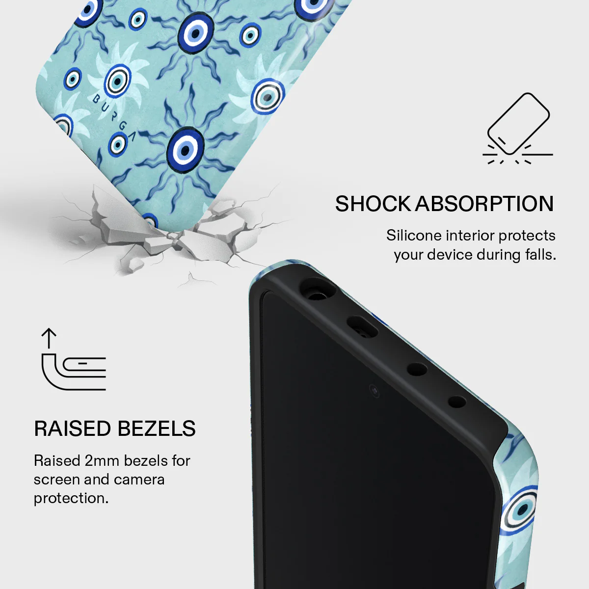 Blue Gaze - Xiaomi Redmi Note 14 5G Case - Image 4