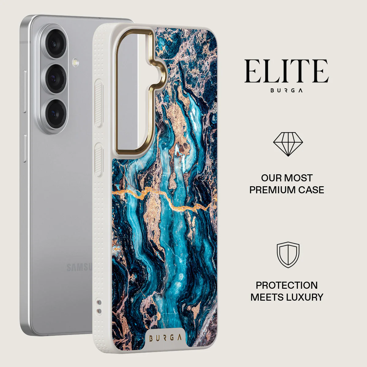 Mystic River - Blue Marble Samsung Galaxy S26 Case - Image 27