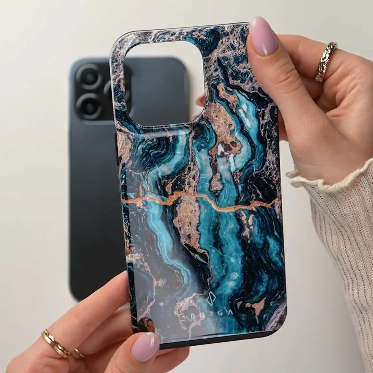 Mystic River - Blue Marble Samsung Galaxy S26 Case - Image 40