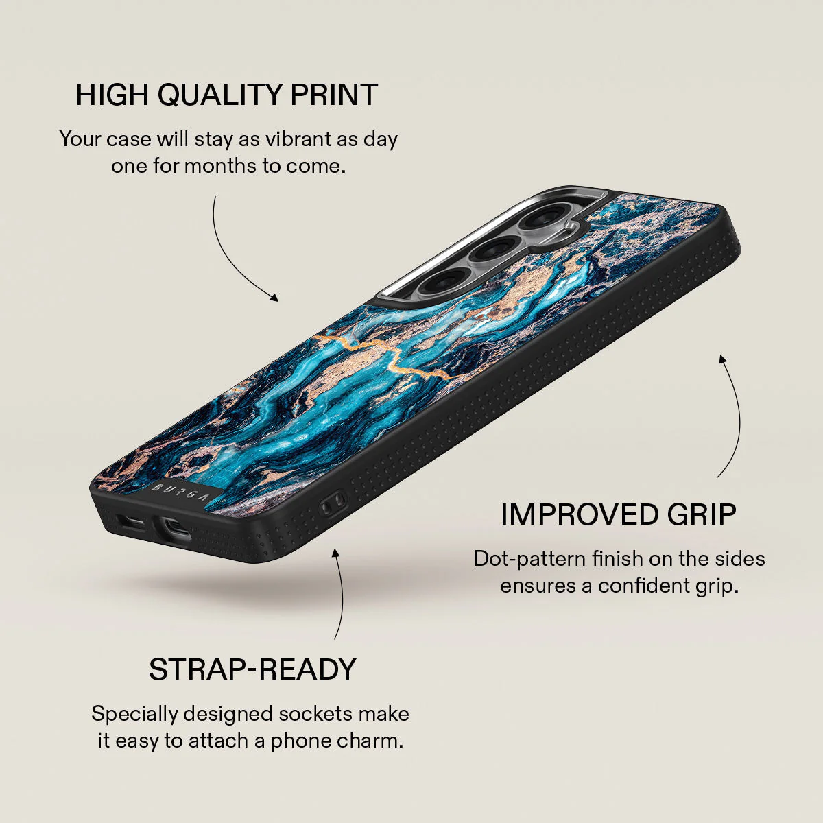 Mystic River - Blue Marble Samsung Galaxy S26 Plus Case - Image 23