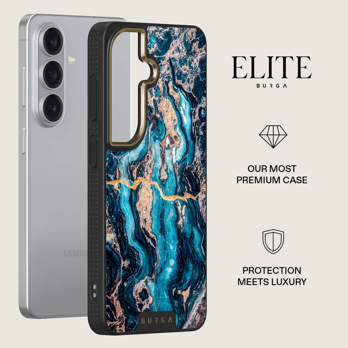 Mystic River - Blue Marble Samsung Galaxy S26 Plus Case - Image 6