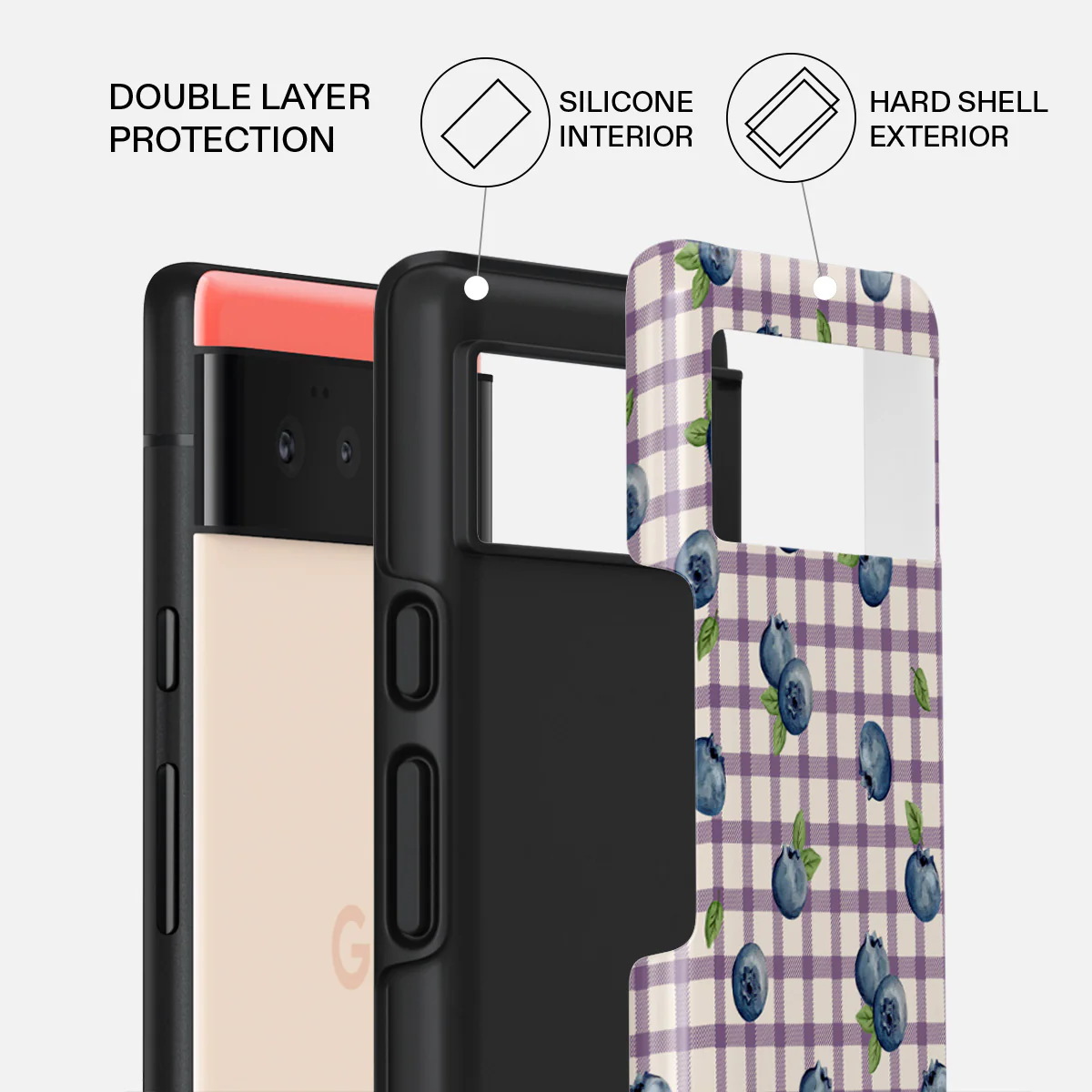 Blueberry Muffin - Google Pixel 6a Case - Image 2