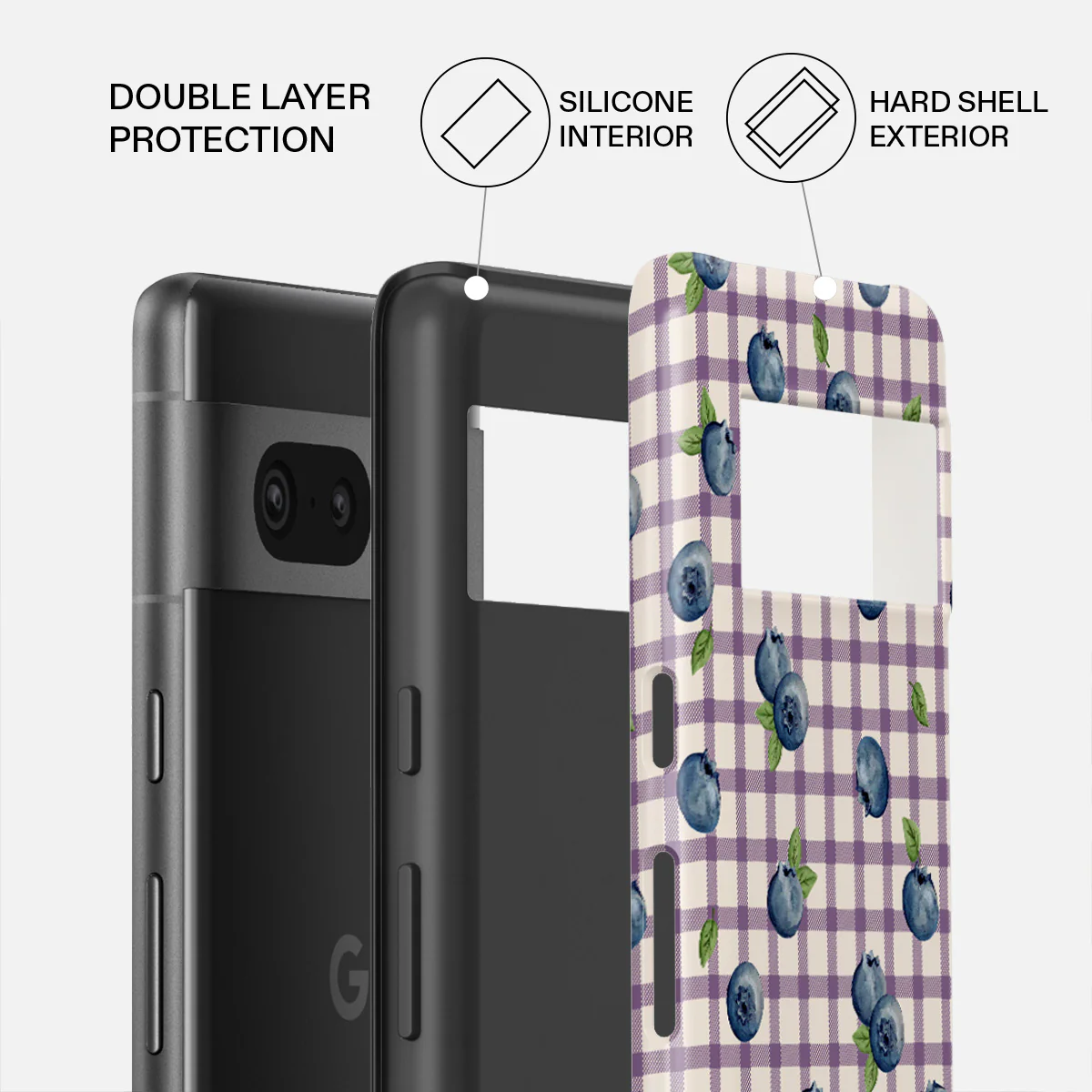 Blueberry Muffin - Google Pixel 7 Case - Image 2