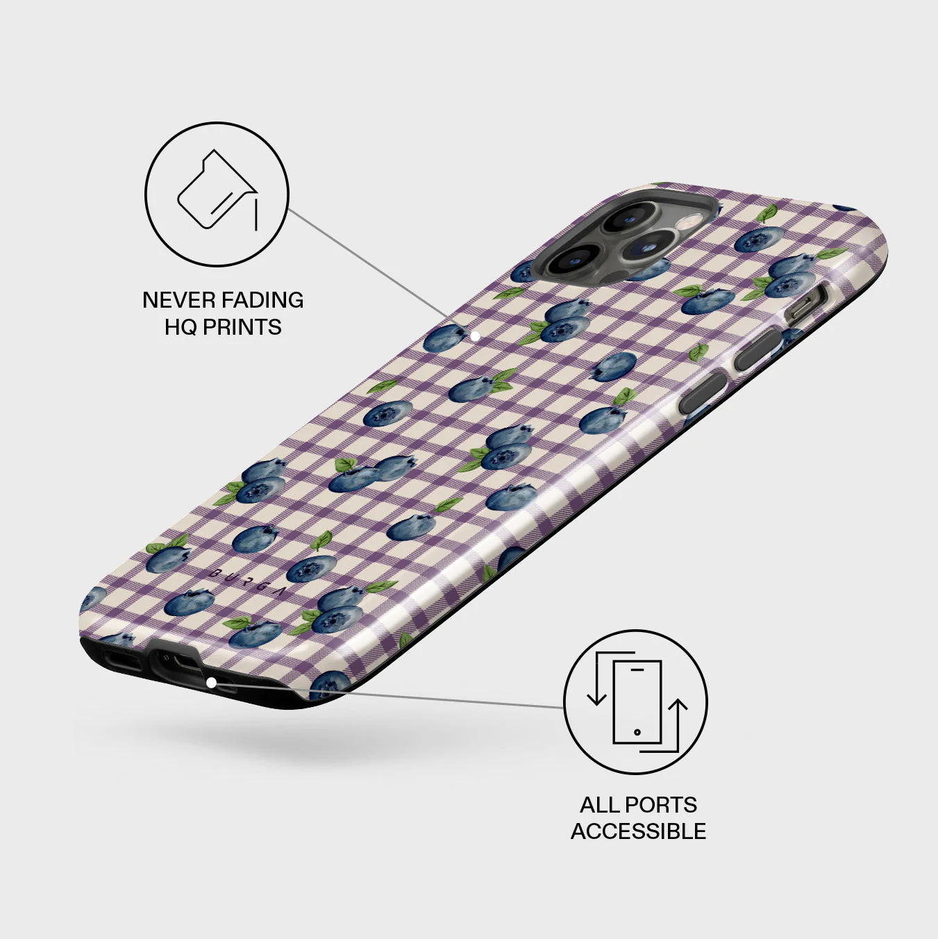 Blueberry Muffin - iPhone 12 Pro Case - Image 3