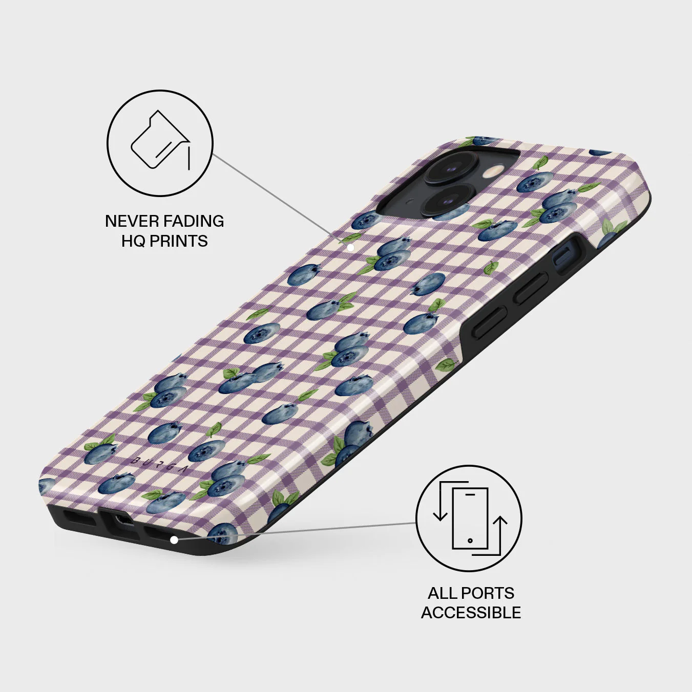 Blueberry Muffin - iPhone 14 Plus Case - Image 3