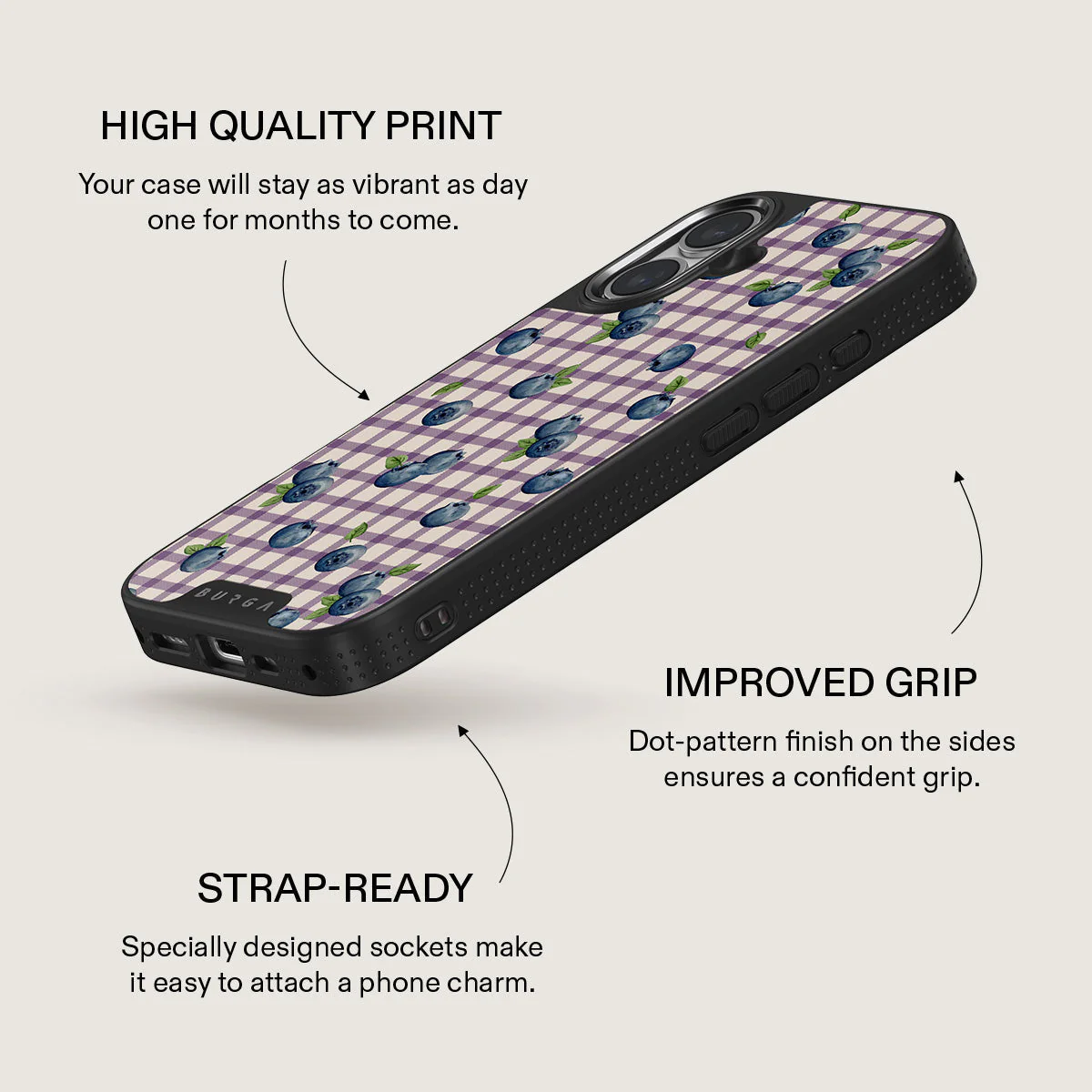 Blueberry Muffin - iPhone 16 Plus Case - Image 17
