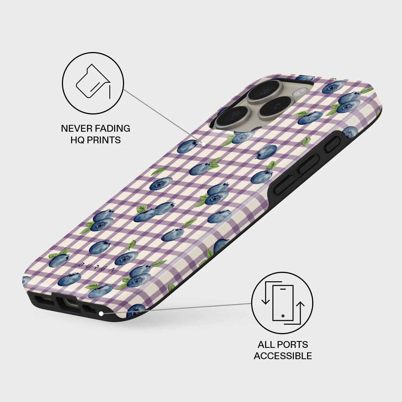 Blueberry Muffin - iPhone 16 Pro Max Case - Image 3