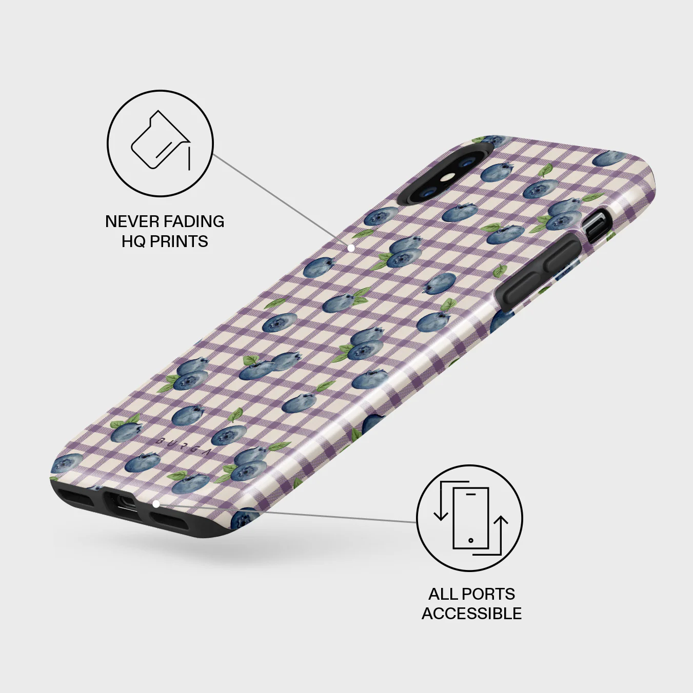 Blueberry Muffin - iPhone X / XS Case - Image 7
