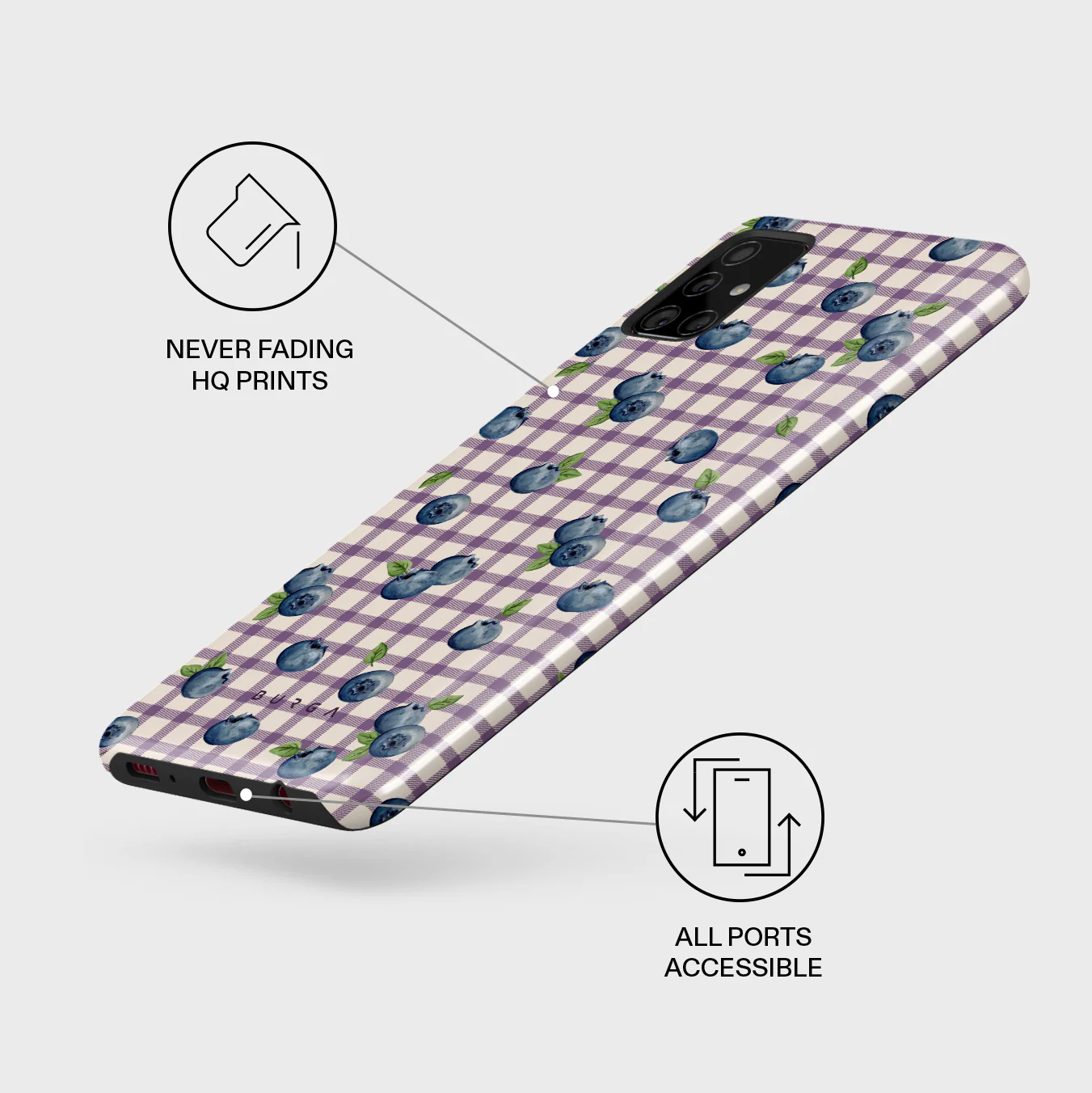 Blueberry Muffin - Samsung Galaxy A71 4G Case - Image 3
