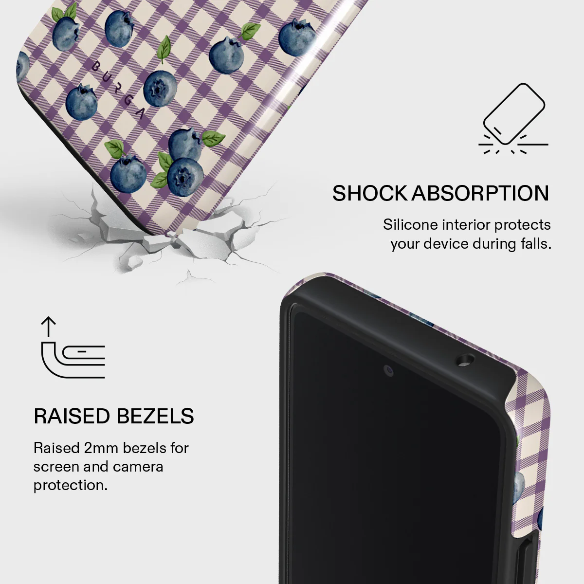 Blueberry Muffin - Samsung Galaxy A73 Case - Image 4