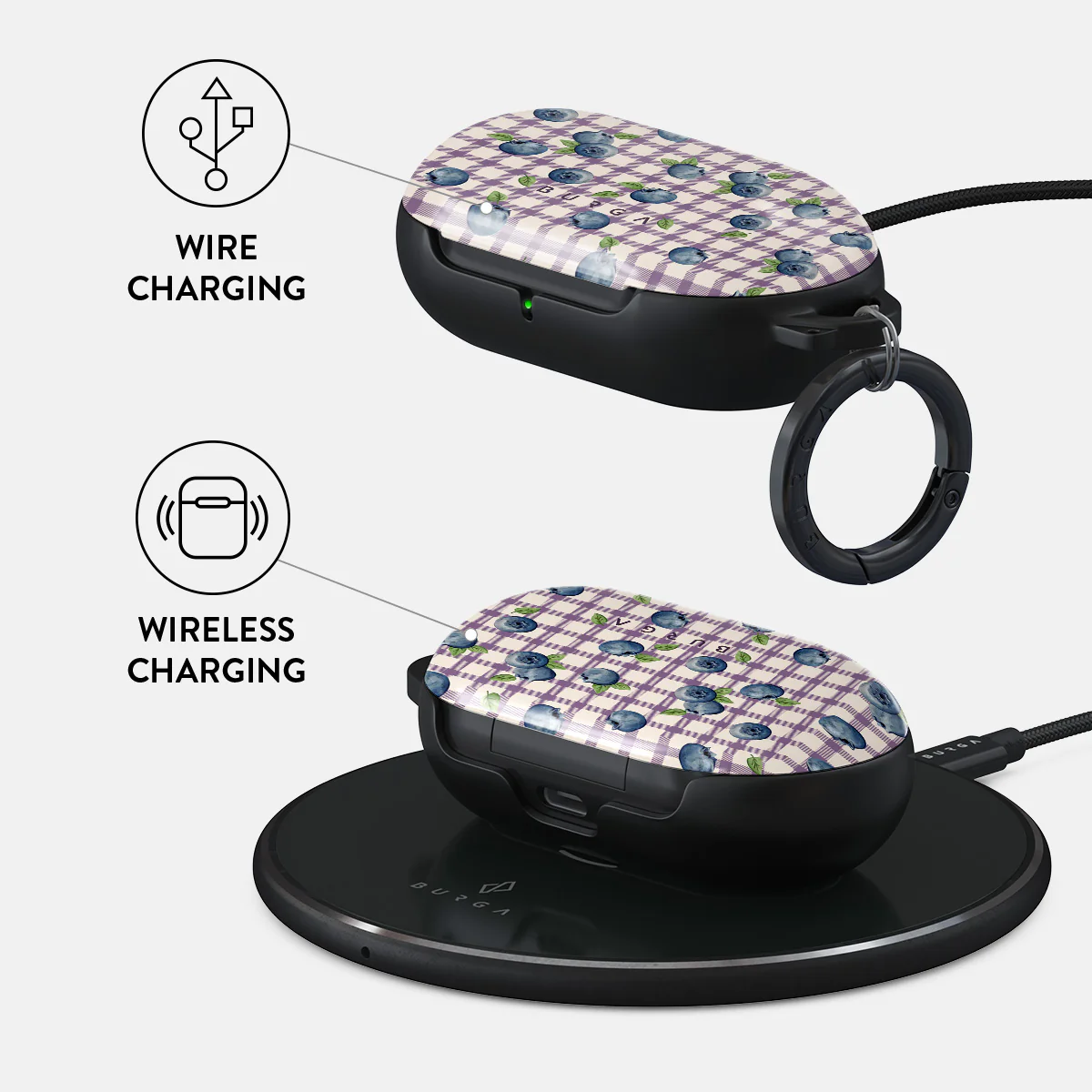 Blueberry Muffin - Samsung Galaxy Buds Plus Case - Image 3