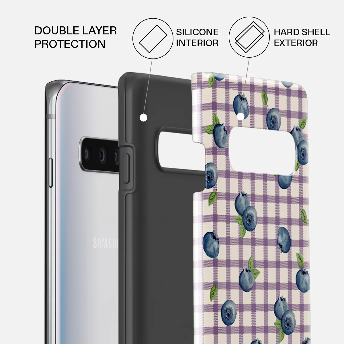 Blueberry Muffin - Samsung Galaxy S10 4G Case - Image 2