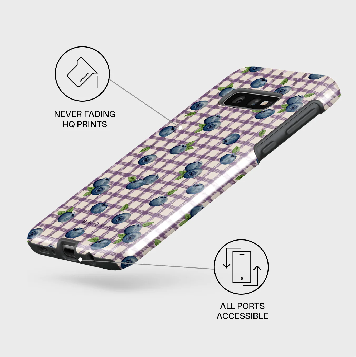 Blueberry Muffin - Samsung Galaxy S10E Case - Image 3