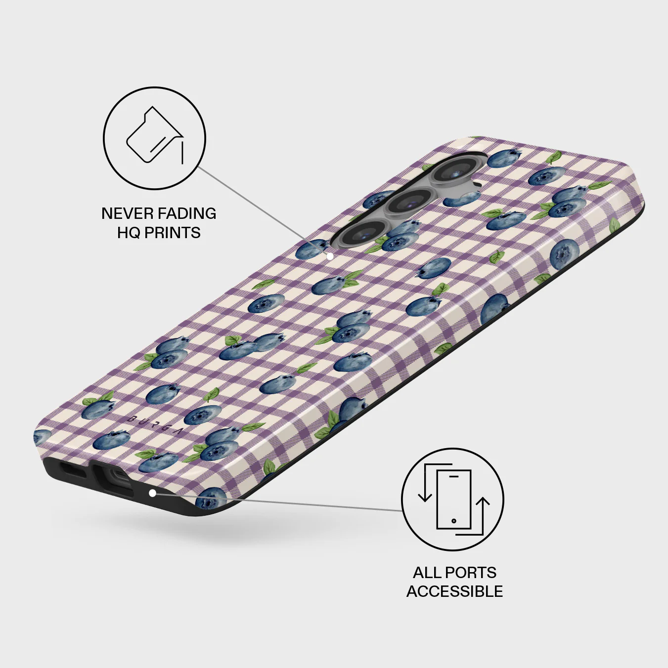 Blueberry Muffin - Samsung Galaxy S24 FE Case - Image 3