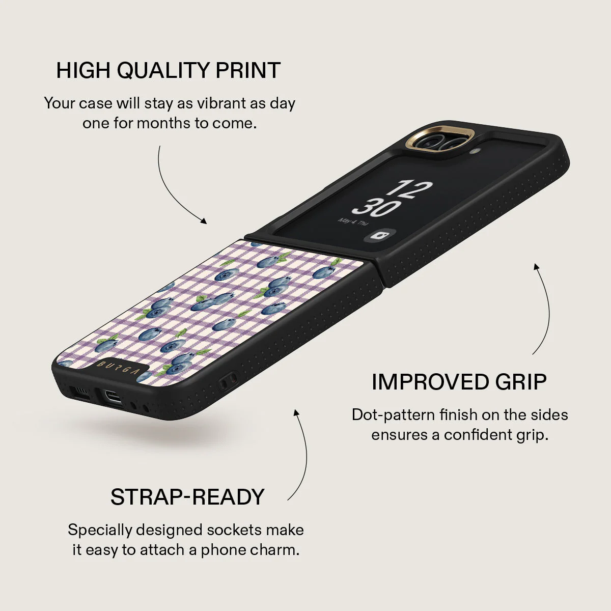 Blueberry Muffin - Samsung Galaxy Z Flip 5 Case - Image 12