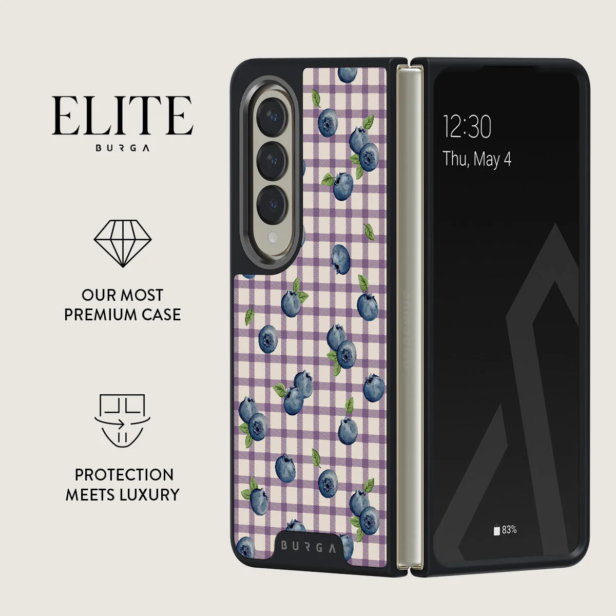 Blueberry Muffin - Samsung Galaxy Z Fold 4 Case - Image 14