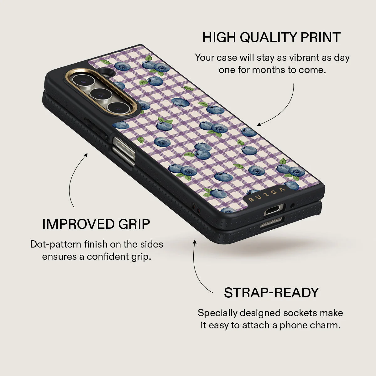 Blueberry Muffin - Samsung Galaxy Z Fold 5 Case - Image 5