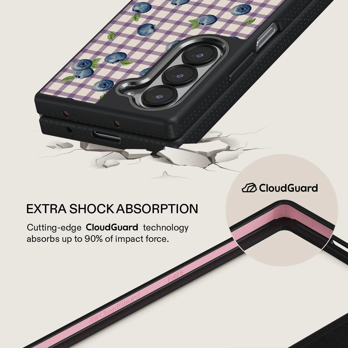 Blueberry Muffin - Samsung Galaxy Z Fold 6 Case - Image 10