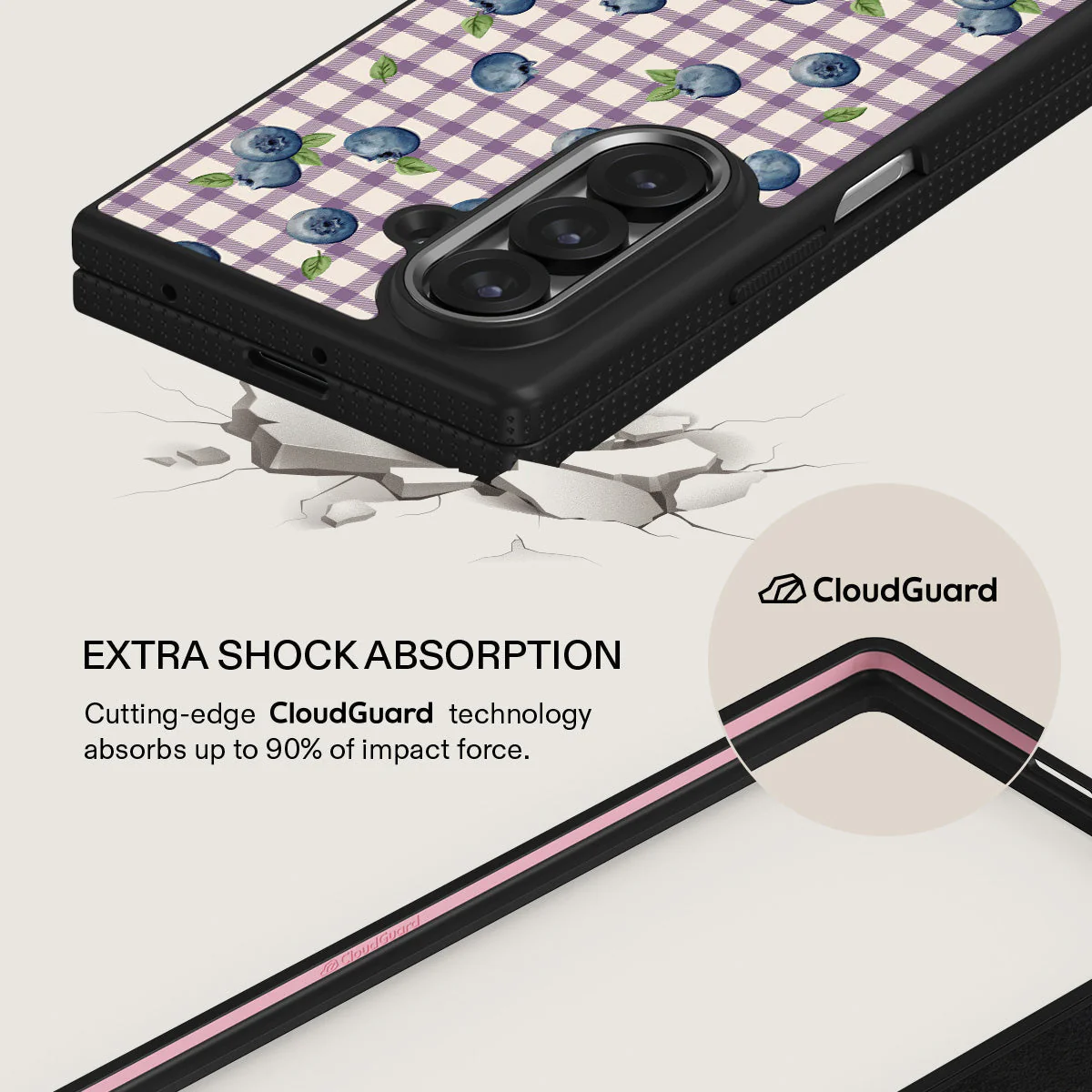 Blueberry Muffin - Samsung Galaxy Z Fold 7 Case - Image 10
