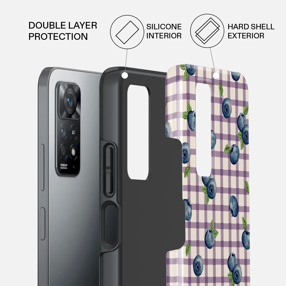 Blueberry Muffin - Xiaomi Redmi Note 11 Pro Case - Image 2