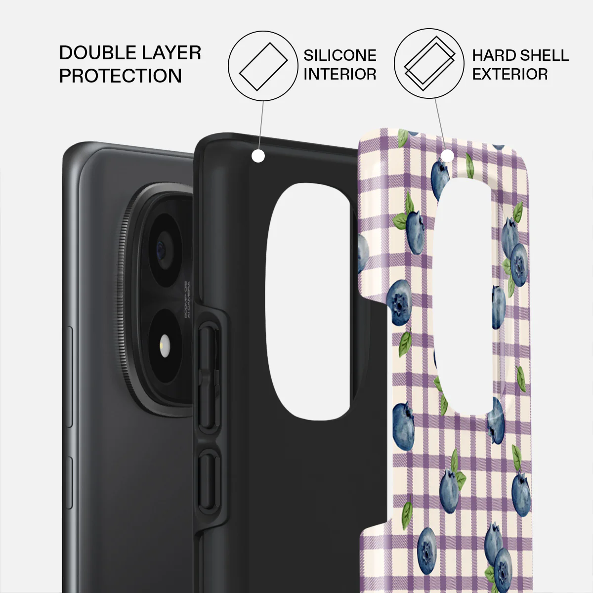 Blueberry Muffin - Xiaomi Redmi Note 14 Pro 5G Case - Image 2