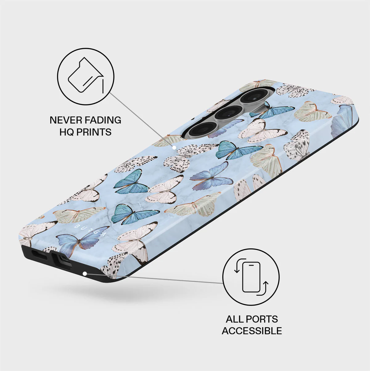 Give Me Butterflies - Samsung Galaxy S26 Case - Image 3