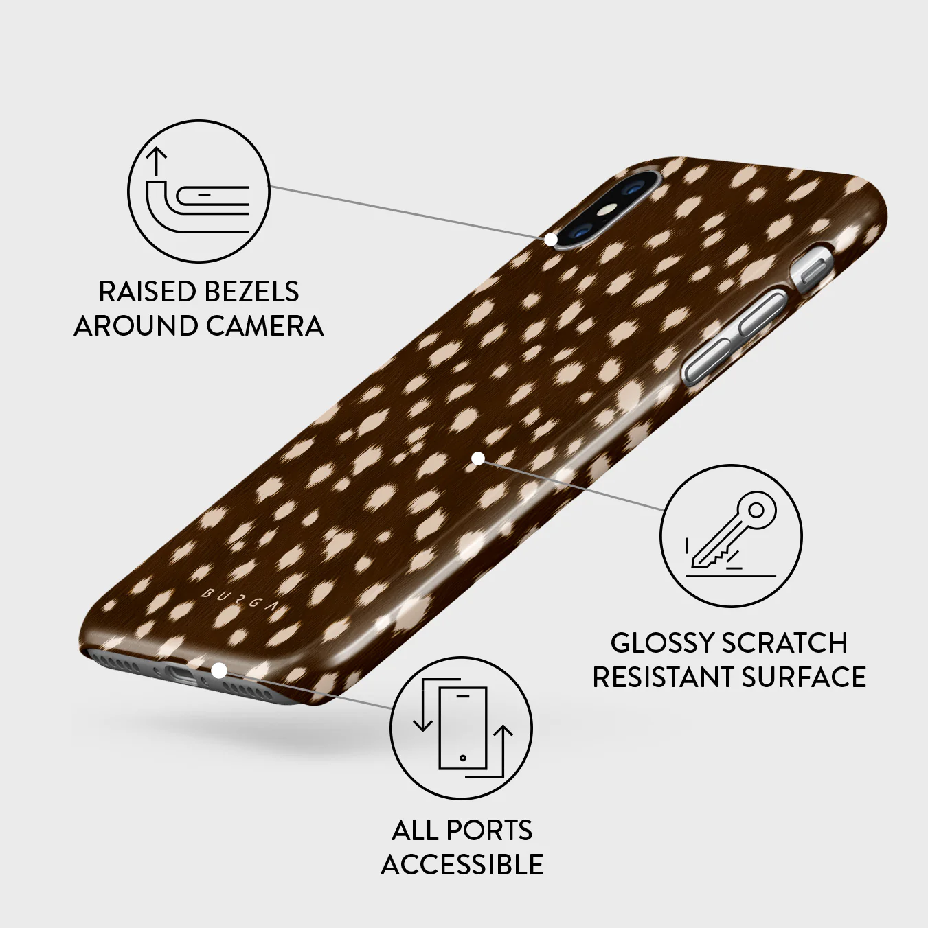 Cinnamon Roll - iPhone X / XS Case - Image 3