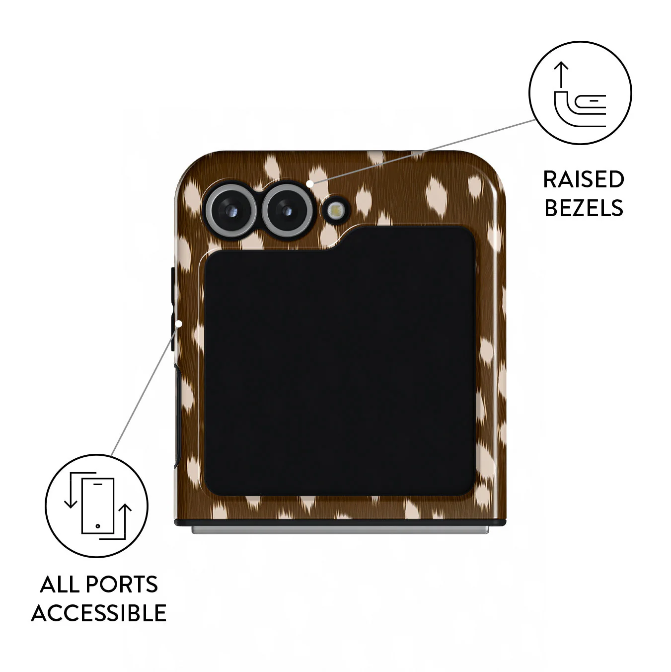 Cinnamon Roll - Samsung Galaxy Z Flip 6 Case - Image 3