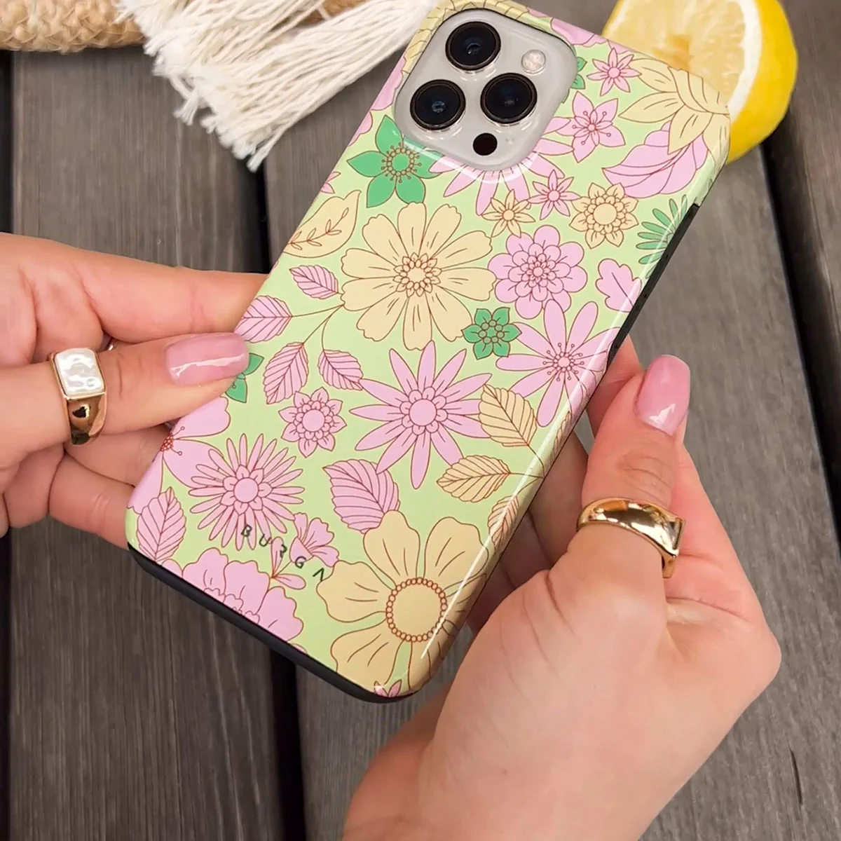 Amalfi Coast - Colorful Floral iPhone 17e Case - Image 5