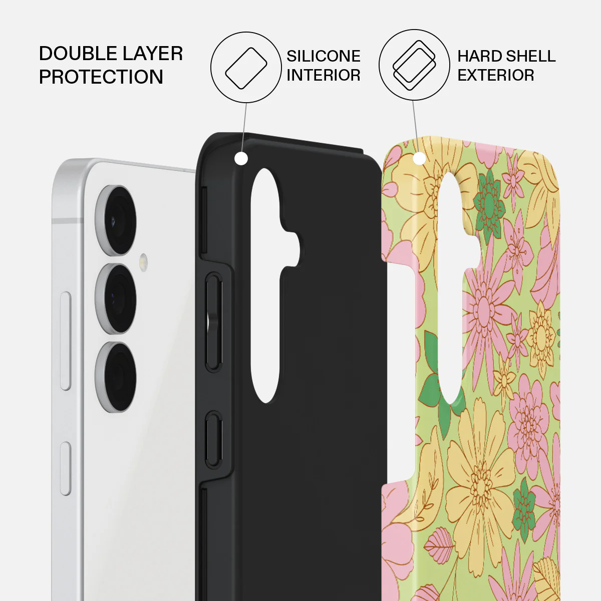 Amalfi Coast - Colorful Floral Samsung Galaxy S25 FE Case - Image 2