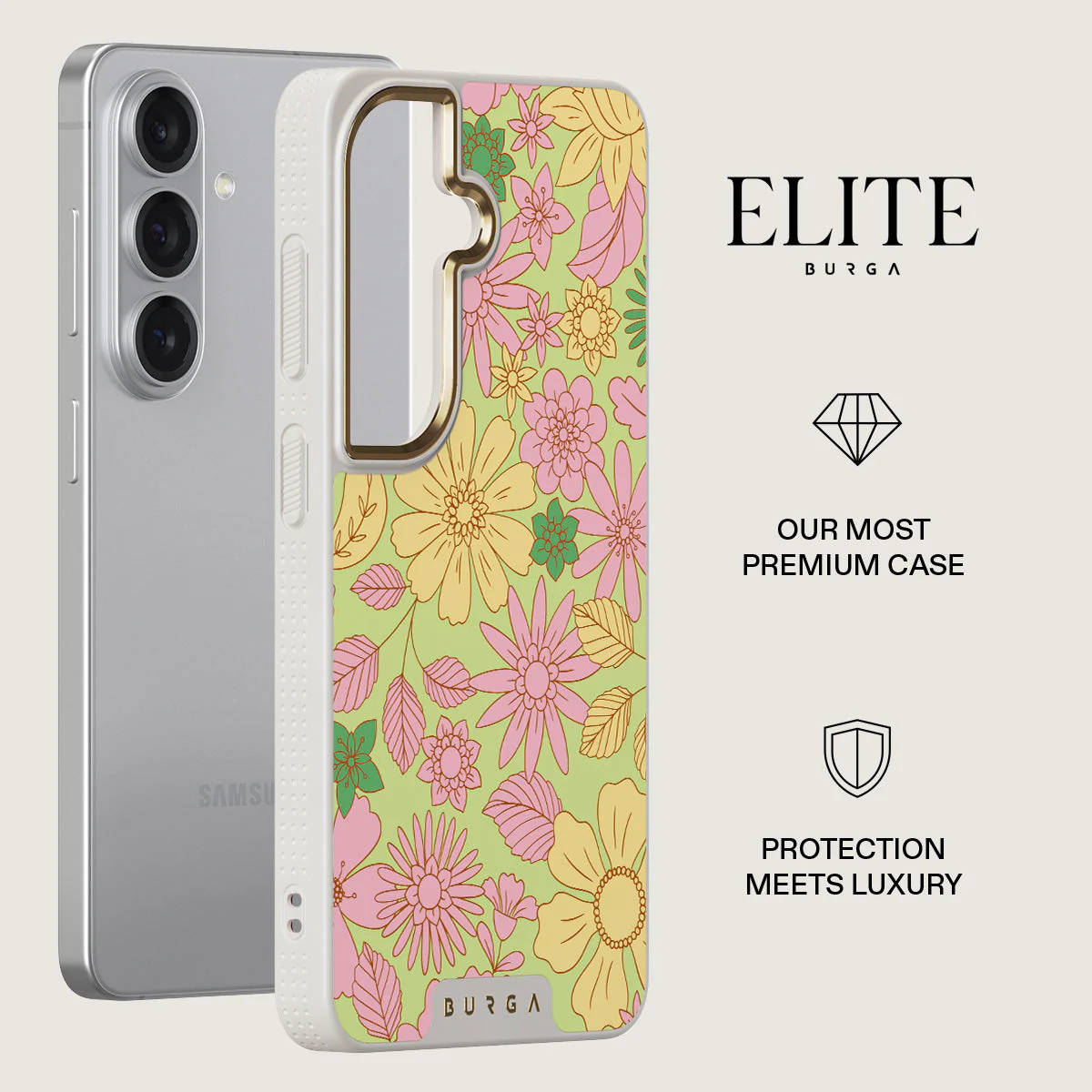 Amalfi Coast - Colorful Floral Samsung Galaxy S26 Case - Image 27