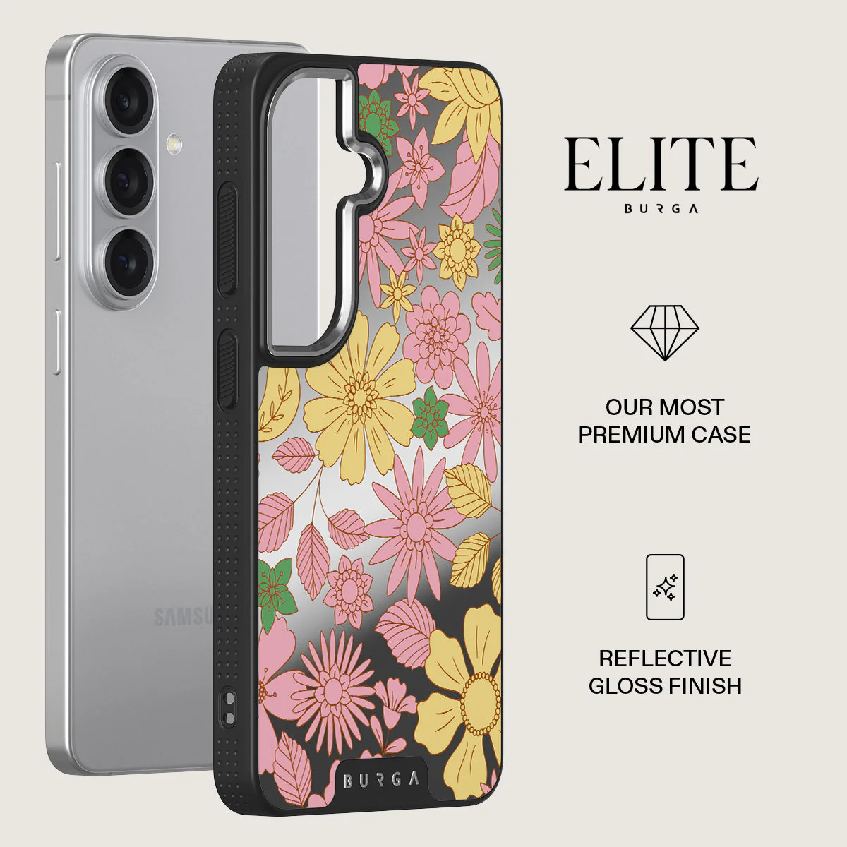 Amalfi Coast - Colorful Floral Samsung Galaxy S26 Case - Image 57