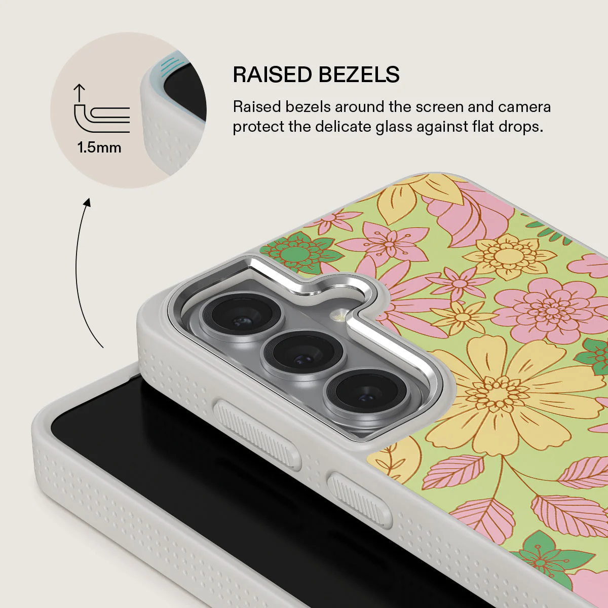 Amalfi Coast - Colorful Floral Samsung Galaxy S26 Plus Case - Image 36