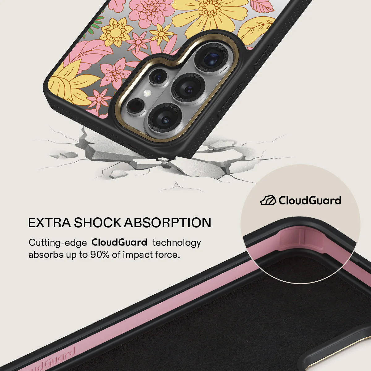 Amalfi Coast - Colorful Floral Samsung Galaxy S26 Ultra Case - Image 42