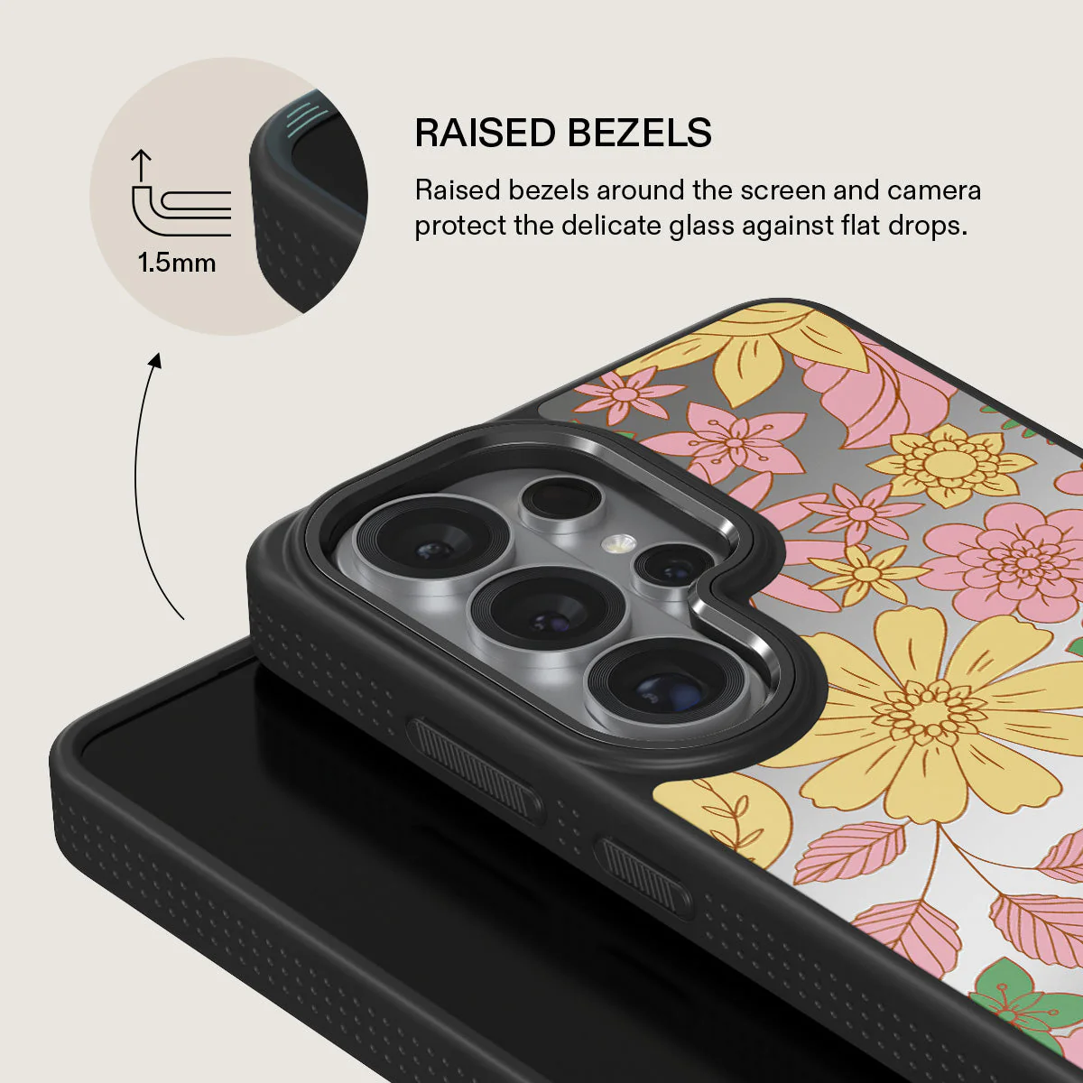 Amalfi Coast - Colorful Floral Samsung Galaxy S26 Ultra Case - Image 52