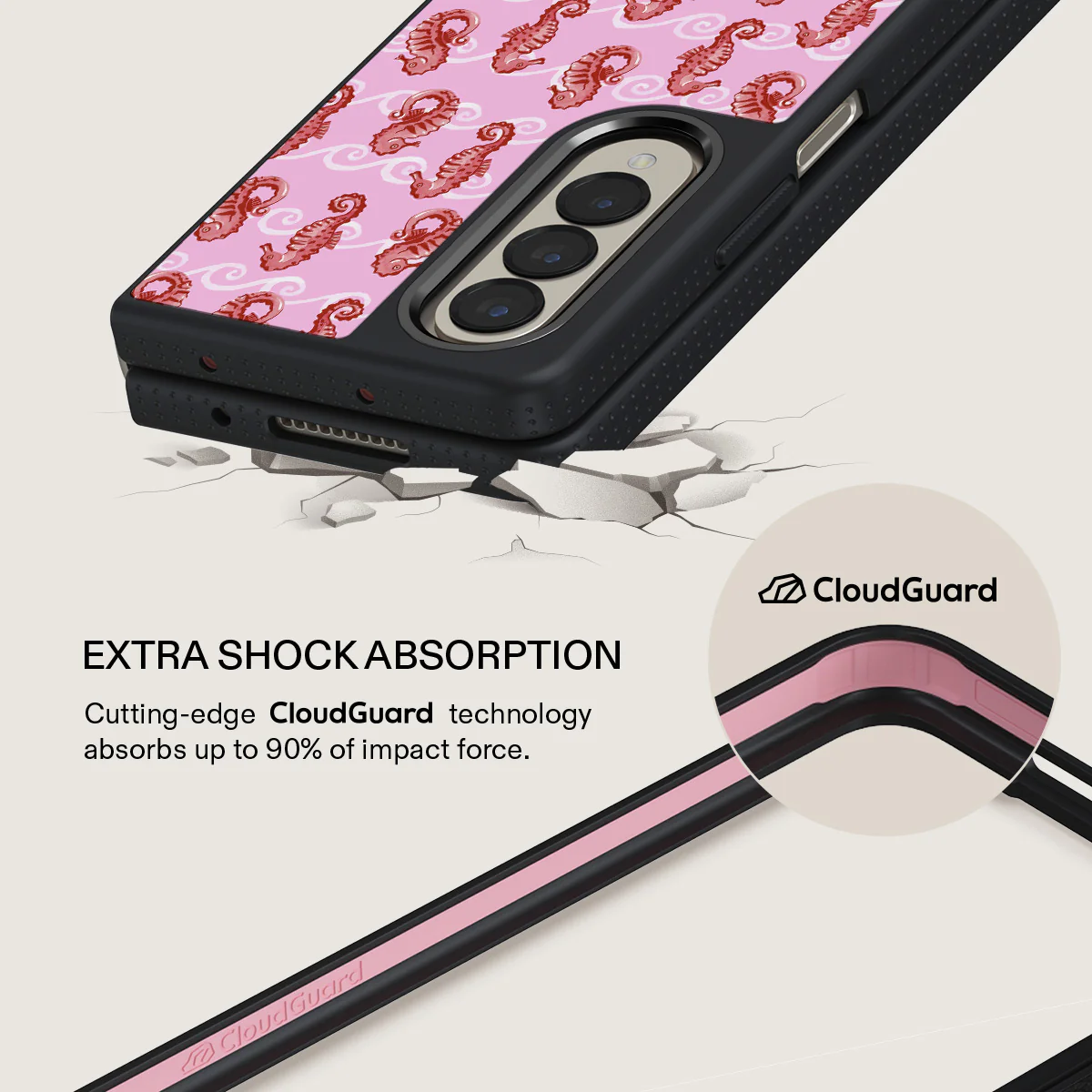 Coral Reef - Samsung Galaxy Z Fold 4 Case - Image 15