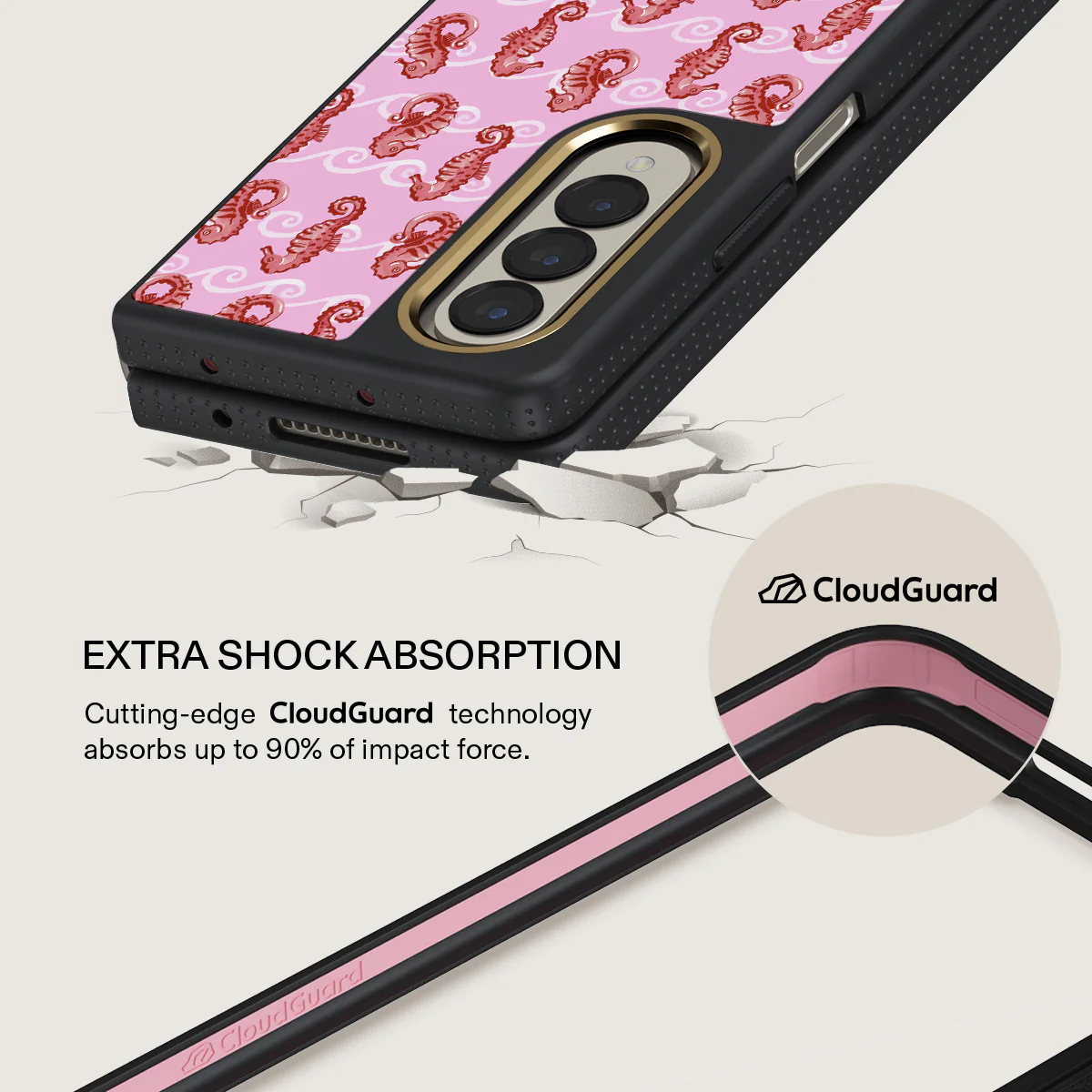 Coral Reef - Samsung Galaxy Z Fold 4 Case - Image 8