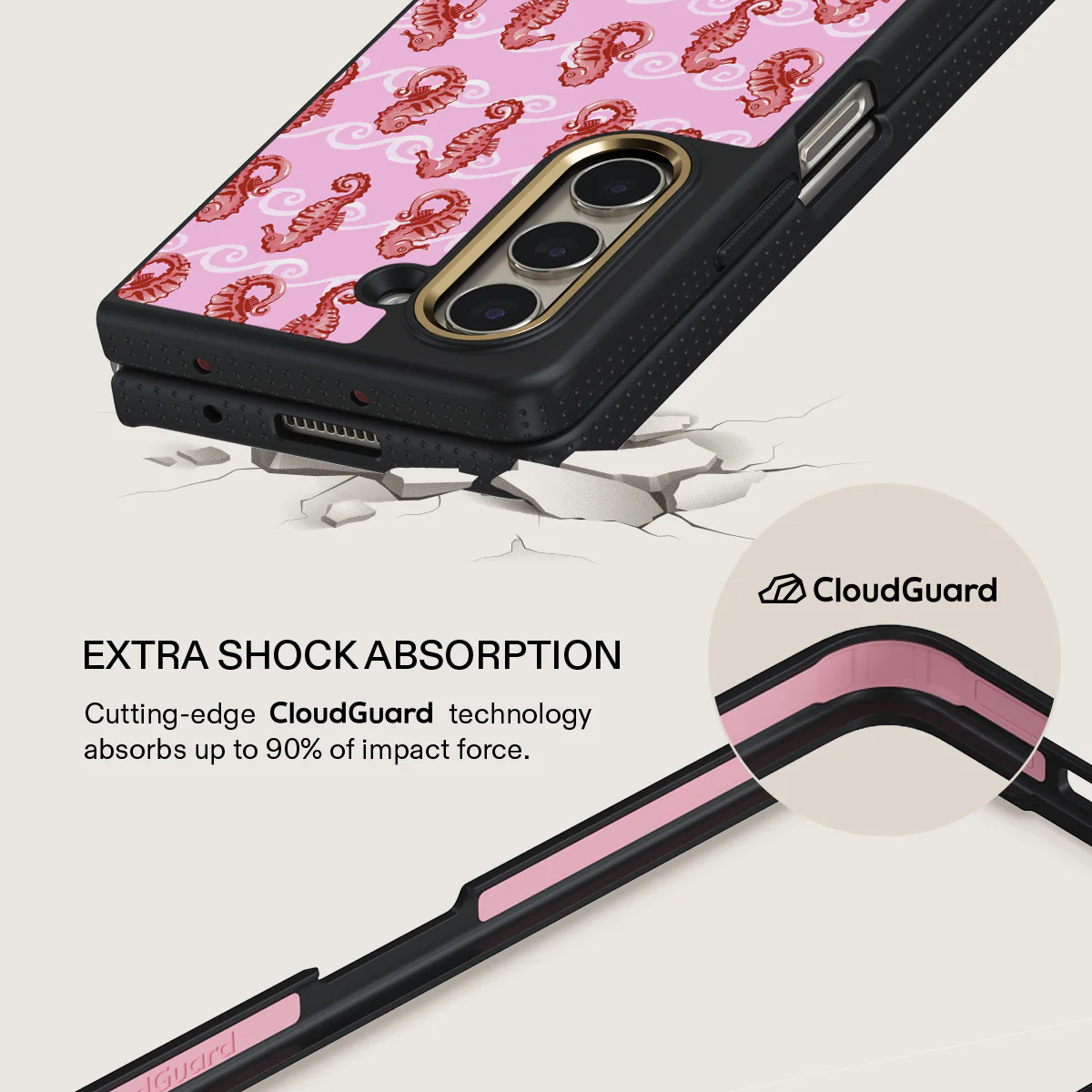 Coral Reef - Samsung Galaxy Z Fold 5 Case - Image 3
